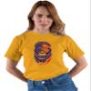 5X-Large Gold Mens Bigfoot USA Bandana & Sunglasses July 4th Sasquatch T-Shirt view 3