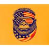 5X-Large Gold Mens Bigfoot USA Bandana & Sunglasses July 4th Sasquatch T-Shirt view 4