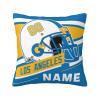 Los Angeles Throw Pillow Covers Custom City Pillows Case Personalized Name and Number Pillow Cover Sport Fans Gifts for Men Women Youth Boy view 1