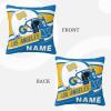 Los Angeles Throw Pillow Covers Custom City Pillows Case Personalized Name and Number Pillow Cover Sport Fans Gifts for Men Women Youth Boy view 2
