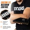 TRIRIG Signature Open Back Aero Bars Armrest Lightweight Pads for Long-Distance Triathlon Bike Handlebars - Front End Trial Arm Rest fits Most Aerobars - Triathletes & Triathlon Bike Accessories view 4