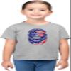 3T Oxford Toddler Bigfoot USA Bandana & Sunglasses July 4th Sasquatch Toddler T-Shirt view 2