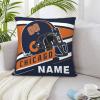 Chicago Throw Pillow Covers Custom City Pillows Case Personalized Name and Number Pillow Cover Sport Fans Gifts for Men Women Youth Boy view 4