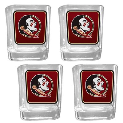 Siskiyou Sports NCAA Florida State Seminoles Team Shot Glass 4 pk One Size, Team Colors
