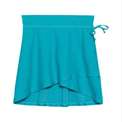 Gottex Kids Toddler and Little Girls Turquoise Skirt with Shorts Skort Swimsuit Coverup UV Sun Protection Bathing Suit for Girl