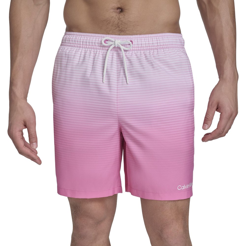 Calvin Klein Men's Swim Swim Trunk,Hot Pink,Medium