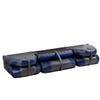 DeckMate 59" Bass Boat Bench Seat Set - Charcoal and Blue view 3