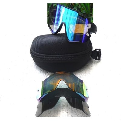 GALAXYLENSE Windrainproof Cycling Fishing Golfing Sport Camping Sunglasses - Men & Women Glasses -100% UVab Protection With 3 Color Lenses