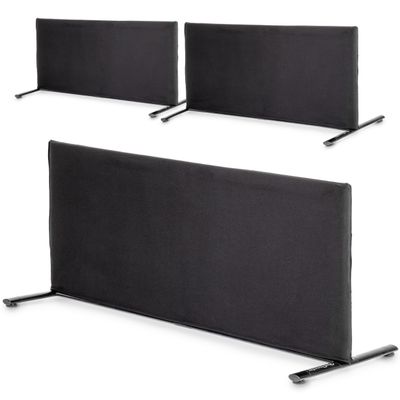 GoSports Pickleball Ball Barrier 3 Pack - Brandable Court Dividers for Pickleball Courts