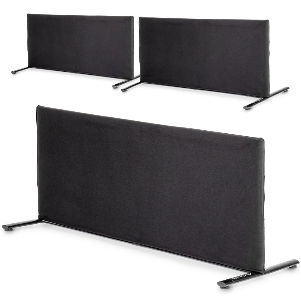 GoSports Pickleball Ball Barrier 3 Pack - Brandable Court Dividers for Pickleball Courts