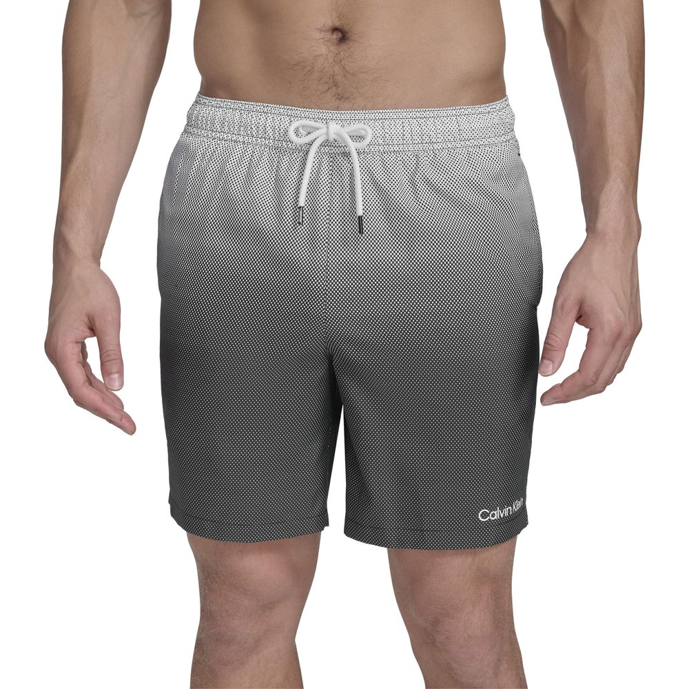 Calvin Klein Men's Swim Swim Trunk,Black,Large