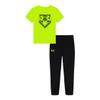 Under Armour Boys' 2-Piece Short Sleeve Graphic T-Shirt and Joggers Set, Vis Yellow Tech, 2T view 1