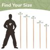 BambooMN Sturdy Bamboo Stick for Fitness, Yoga, Physical Rehabilitation. 1",1.1",1.18" & 1.375" Diameters. Available in Bulk Quantities view 4