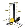 PLAYAPUT Portable Baseball Swing Trainer with The Tethered Ball,Premium Hitting/Batting Trainer System for Baseball and Softball,Easy Setup On Fence Hitting Trainer,Swing Trainer with Auto Reset view 2