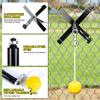 PLAYAPUT Portable Baseball Swing Trainer with The Tethered Ball,Premium Hitting/Batting Trainer System for Baseball and Softball,Easy Setup On Fence Hitting Trainer,Swing Trainer with Auto Reset view 3