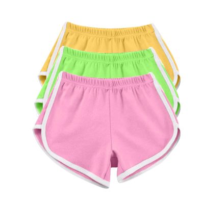 3 PC Shorts for Women 2024 Casual Summer Sports Yoga Shorts Workout Athletic Running Gym Shorts Loose Breathable Beach Pants