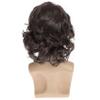 Baruisi Mens Short Curly Brown Wig Handsome Synthetic Full Wigs Natural Halloween Cosplay Costume Hair Wig view 4