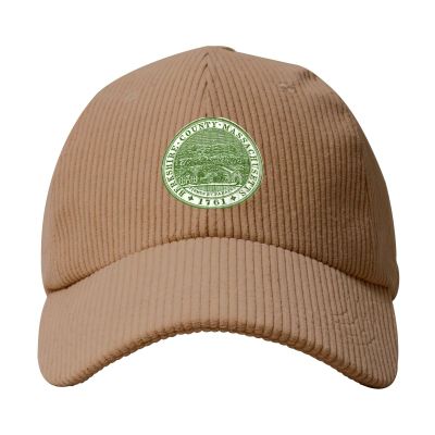 BIRYHG Seal of Berkshire County, Massachusetts Corduroy Baseball Caps for Women Men Adjustable Dad Hat Khaki