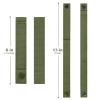 4 Pack Molle Straps with Snaps 6 inch, Tactical Mod Strap Molle Webbing Straps, Military Backpack Vest Molle Accessories Snap Strap, Nylon Thumb Snaps Straps Molle Panel Connectors (Army Green) view 2