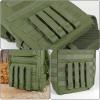 4 Pack Molle Straps with Snaps 6 inch, Tactical Mod Strap Molle Webbing Straps, Military Backpack Vest Molle Accessories Snap Strap, Nylon Thumb Snaps Straps Molle Panel Connectors (Army Green) view 3