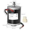 CWTD 120W 12V MY6812 DC Brushed Motor Kit for Powersports Electric Scooters, Bikes, and Tricycles view 2