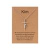 Lcherry Kim Name Cross Necklace Personalized Custom Name Cross Necklace for Women Customized Jewelry Gift for Women view 1