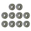 GREYWAWA 10Pieces Ball Bearings 608ZZ Grooves Miniature Bearings for Skateboard Scooter 3D Printers Bearings Accessories, carbon steel view 1