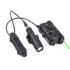 AWETHE Nylon OG Box Laser Sights (with IR Laser+ White Flashlight +Red/Green/Blue Laser), & M300A Strong LED Flashlight, & Modular Wire Remote Pressure Switch(SF+Crane Plug) Combo,BK (Green Laser) view 1