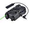 AWETHE Nylon OG Box Laser Sights (with IR Laser+ White Flashlight +Red/Green/Blue Laser), & M300A Strong LED Flashlight, & Modular Wire Remote Pressure Switch(SF+Crane Plug) Combo,BK (Green Laser) view 2