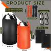 Foxtell Bear Food Bag Hanging System, 2 Sets Camping Bear Bag Kit Waterproof Bear Protection Bag with Pulley System Include 10L & 15L Waterproof Bear Proof Storage Bag, Rock Bags, Carabiners, Ropes view 2
