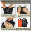 Foxtell Bear Food Bag Hanging System, 2 Sets Camping Bear Bag Kit Waterproof Bear Protection Bag with Pulley System Include 10L & 15L Waterproof Bear Proof Storage Bag, Rock Bags, Carabiners, Ropes view 4