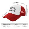 Nevertheless She Persisted Hat Adjustable Mesh Baseball Cap Funny Trucker Hats for Men Women Red view 3