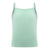 Agoky Girls Basic Cami Tank Tops Kids Sleeveless Athletic Lightweight Cute Summer Top Underwear 2-12 Years Green 11-12 Years view 1