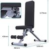 JDXQBLD Abdomen or Leg Fitness Equipment Home Exercise Dumbbell Bench Supine Board Abdominal Home Fitness Equipment Cushion and Back Adjustable Folding Storage view 3