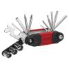 HARFINGTON Bike Repair Multitool, 16 in 1 Multi-Function Portable Bicycle Mechanic Repair Set Cycling Maintenance Tool Kit for Bicycle Mountain Bike and Road Bike, Red view 1
