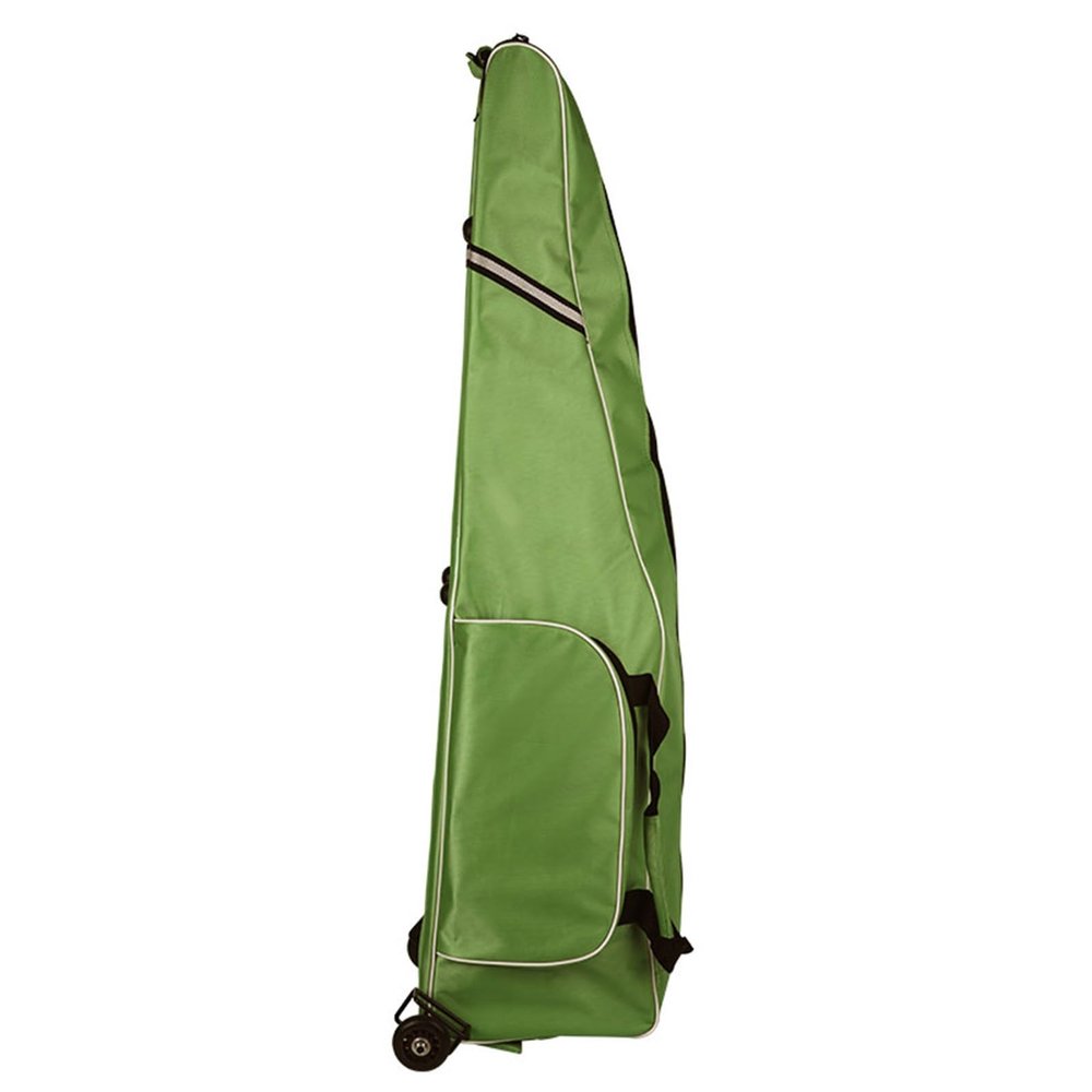 DJJYCTNM Fencing Bag with Wheels - Draw-bar Rolling Fencing Bag - Fencing Bag with Integrated Plate and Wheels for Epee Saber and Foil(Green)