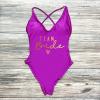SHENDM Bride Team Swimsuit Bridal Heart Shaped Letters One-Piece Swimsuit Padded Bodysuit Design Bachelor Party Beachwear-Team YWBL-M, Medium view 4