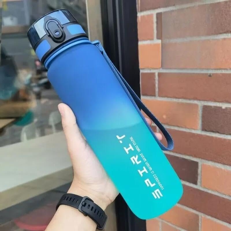 1000ML Sports Water Bottle Bottle BPA Free Travel Gym Shaker Outdoor Portable Leakproof Drinkware Tritan Plastic Drink