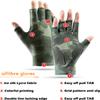 aifitbre Fingerless Fishing Gloves for Men & Women, Sun Protection Gloves Ideal for Fishing, Kayaking, Hiking, Paddling and Outdoor, Green view 4