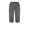 Linen Shorts for Women Plus Size Summer Trendy 2024 Shorts for Women Summer Cotton Linen Long Shorts below The Knee High Waisted Loose Shrink Wide Leg Shorts Pants Dark Gray view 4