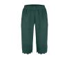 Women Casual Shorts Summer Ruffle Knee Length Shorts 2024 Bermuda Shorts for Women Knee Length Cotton Linen Casual Shorts Drawstring High Waisted Shorts Jogger Athletic Shorts Dark Green view 4