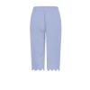 Women's Summer Drawstring Ruffle Knee Length Shorts 2024 Linen Shorts for Women Casual Drawstring Elastic Waist Summer Shorts Wide Leg Lightweight Flowy Lounge Shorts with Pockets view 3