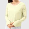 Sunscreen Long Sleeve Tops for Women UV Protection Breathable Shirts Lightweight Quick Dry SPF Hiking Fishing Shirts view 3