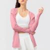 Womens Sunscreen Shirt Top UV Protection Breathable Long Sleeve Hoodie Lightweight Quick Dry SPF Hiking Fishing Shirt view 3