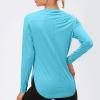 Sunscreen Long Sleeve Tops for Women UV Protection Breathable Shirts Lightweight Quick Dry SPF Hiking Fishing Shirts view 4
