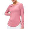 Sunscreen Long Sleeve Tops for Women UV Protection Breathable Shirts Lightweight Quick Dry SPF Hiking Fishing Shirts view 1