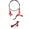 BUCKLOS MTB Hydraulic Disc Brakes Red Mountain Bike Left Front 800mm Hydraulic Brake and PM Front Rear 203mm Disc Brake Caliper Mount Adapter Gear Parts Accessories view 1