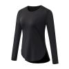 NineFit Basics Sunscreen Long Sleeve Tops for Women UV Protection Breathable Shirts Lightweight Quick Dry SPF Hiking Fishing Shirts, X-Large, A02_black view 3