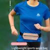 AONIJIE Adjustable Sports Waist Bag, Large Capacity Waterproof Thin Belt Waist Bag for Running, Walking, Cycling (Black,One Size) view 2