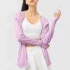 Womens Sunscreen Shirt Top UV Protection Breathable Long Sleeve Hoodie Lightweight Quick Dry SPF Hiking Fishing Shirt view 3